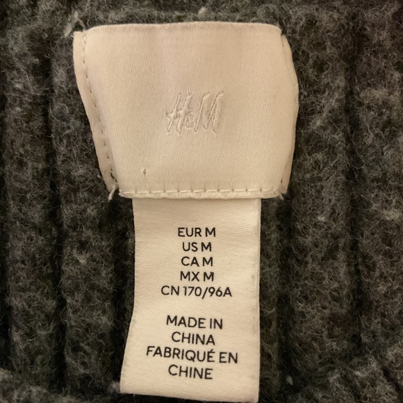 H&M Gray Ribbed Mini Dress - Picture 8 of 10